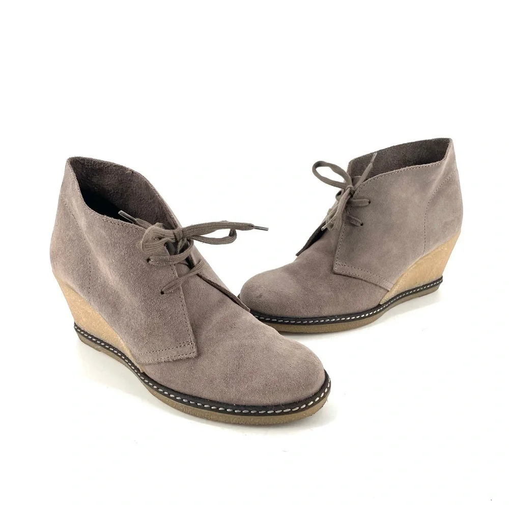 J. Crew MacAlister Suede Wedge Booties